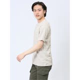 メッシュ 裏ボーダー クルーネック半袖Tシャツ | TAKA-Q MEN | 詳細画像12