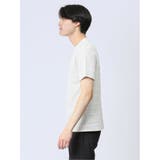 メッシュ 裏ボーダー クルーネック半袖Tシャツ | TAKA-Q MEN | 詳細画像2