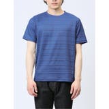 メッシュ 裏ボーダー クルーネック半袖Tシャツ | TAKA-Q MEN | 詳細画像23