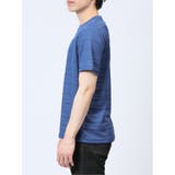 メッシュ 裏ボーダー クルーネック半袖Tシャツ | TAKA-Q MEN | 詳細画像24