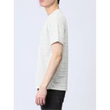 メッシュ 裏ボーダー クルーネック半袖Tシャツ | TAKA-Q MEN | 詳細画像6