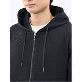 ふくれジャガード 長袖ジップパーカー | TAKA-Q MEN | 詳細画像39 