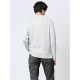 ふくれストライプ Vネック長袖Tシャツ | TAKA-Q MEN | 詳細画像13
