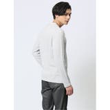 ふくれストライプ Vネック長袖Tシャツ | TAKA-Q MEN | 詳細画像14