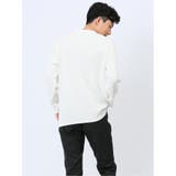 ふくれストライプ Vネック長袖Tシャツ | TAKA-Q MEN | 詳細画像3