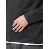 マイクロヘリンボンジャガード クルーネック長袖Tシャツ | TAKA-Q MEN | 詳細画像10