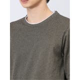 マイクロヘリンボンジャガード クルーネック長袖Tシャツ | TAKA-Q MEN | 詳細画像18