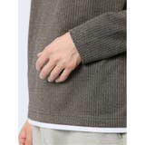マイクロヘリンボンジャガード クルーネック長袖Tシャツ | TAKA-Q MEN | 詳細画像19