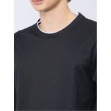 マイクロヘリンボンジャガード クルーネック長袖Tシャツ | TAKA-Q MEN | 詳細画像28