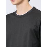 マイクロヘリンボンジャガード クルーネック長袖Tシャツ | TAKA-Q MEN | 詳細画像9
