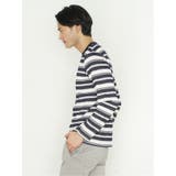 ポップコーンボーダー クルーネック長袖Tシャツ | TAKA-Q MEN | 詳細画像13