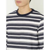 ポップコーンボーダー クルーネック長袖Tシャツ | TAKA-Q MEN | 詳細画像19