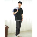 リンクス千鳥 フェイククルーネック半袖Tシャツ | TAKA-Q MEN | 詳細画像3 