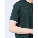 リンクス千鳥 フェイククルーネック半袖Tシャツ | TAKA-Q MEN | 詳細画像33 