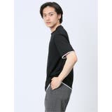 リンクス千鳥 フェイククルーネック半袖Tシャツ | TAKA-Q MEN | 詳細画像5 