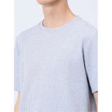 杢ワッフル クルーネック半袖Tシャツ | TAKA-Q MEN | 詳細画像19 