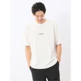 綿100% ロゴ刺繍 クルーネック半袖Tシャツ | TAKA-Q MEN | 詳細画像2 