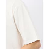 綿100% ロゴ刺繍 クルーネック半袖Tシャツ | TAKA-Q MEN | 詳細画像24 