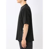 綿100% ロゴ刺繍 クルーネック半袖Tシャツ | TAKA-Q MEN | 詳細画像8 