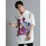 01白 | SD×PSYCHONATION 半袖BIGプルパーカー+タンク アンサンブル | TAKA-Q MEN
