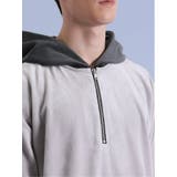 ベロアハーフZIP プルパーカー | TAKA-Q MEN | 詳細画像18 