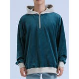 ベロアハーフZIP プルパーカー | TAKA-Q MEN | 詳細画像24 