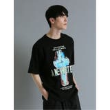 バンド クルーネック半袖ルーズTシャツ | TAKA-Q MEN | 詳細画像4 