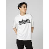 英字ロゴ クルーネック ルーズ半袖Tシャツ | TAKA-Q MEN | 詳細画像15 
