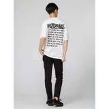 英字ロゴ クルーネック ルーズ半袖Tシャツ | TAKA-Q MEN | 詳細画像26 