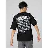 英字ロゴ クルーネック ルーズ半袖Tシャツ | TAKA-Q MEN | 詳細画像3 