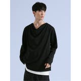 05黒 | SHELLAC×SD 長袖Ｔシャツ+タンク アンサンブル | TAKA-Q MEN