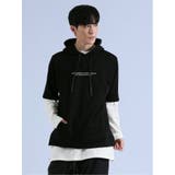 SHELLAC×SD 半袖プルパーカー+長袖Ｔシャツ アンサンブル | TAKA-Q MEN | 詳細画像1 