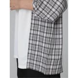 チェック切替 クルーネック ドルマンBIGTシャツ | TAKA-Q MEN | 詳細画像10