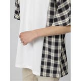 チェック切替 クルーネック ドルマンBIGTシャツ | TAKA-Q MEN | 詳細画像18