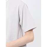 ヘリンボンジャガード キーネック半袖Tシャツ | TAKA-Q MEN | 詳細画像10 