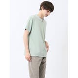 ヘリンボンジャガード キーネック半袖Tシャツ | TAKA-Q MEN | 詳細画像22 