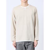 ストレッチ フェイクキーネック長袖Tシャツ | TAKA-Q MEN | 詳細画像16