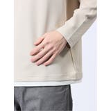 ストレッチ フェイクキーネック長袖Tシャツ | TAKA-Q MEN | 詳細画像20