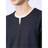 ストレッチ フェイクキーネック長袖Tシャツ | TAKA-Q MEN | 詳細画像29
