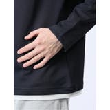 ストレッチ フェイクキーネック長袖Tシャツ | TAKA-Q MEN | 詳細画像30