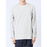 ストレッチ フェイクキーネック長袖Tシャツ | TAKA-Q MEN | 詳細画像6