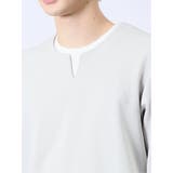 ストレッチ フェイクキーネック長袖Tシャツ | TAKA-Q MEN | 詳細画像9