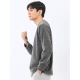 ストレッチ モールジャガード クルーネック長袖Tシャツ | TAKA-Q MEN | 詳細画像12