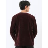 ストレッチ モールジャガード クルーネック長袖Tシャツ | TAKA-Q MEN | 詳細画像22