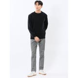 ストレッチ モールジャガード クルーネック長袖Tシャツ | TAKA-Q MEN | 詳細画像33