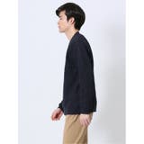 Vネックカーディガン&長袖Tシャツ アンサンブル | TAKA-Q MEN | 詳細画像30