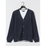 Vネックカーディガン&長袖Tシャツ アンサンブル | TAKA-Q MEN | 詳細画像41