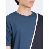 接触冷感 切替クルーネック半袖Tシャツ | TAKA-Q MEN | 詳細画像27 