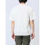 ふくれストライプ クルーネック半袖Tシャツ | TAKA-Q MEN | 詳細画像20 