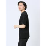 ふくれストライプ クルーネック半袖Tシャツ | TAKA-Q MEN | 詳細画像25 